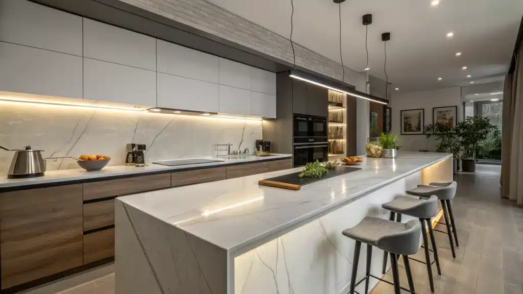 hauteur plan de travail cuisine