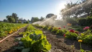arrossage du jardin
