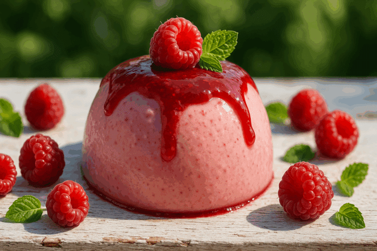 mousse framboise