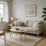 petit salon avec scandinave style